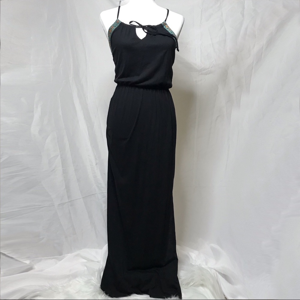 Ultra Flirt Black Tribal Print Dress